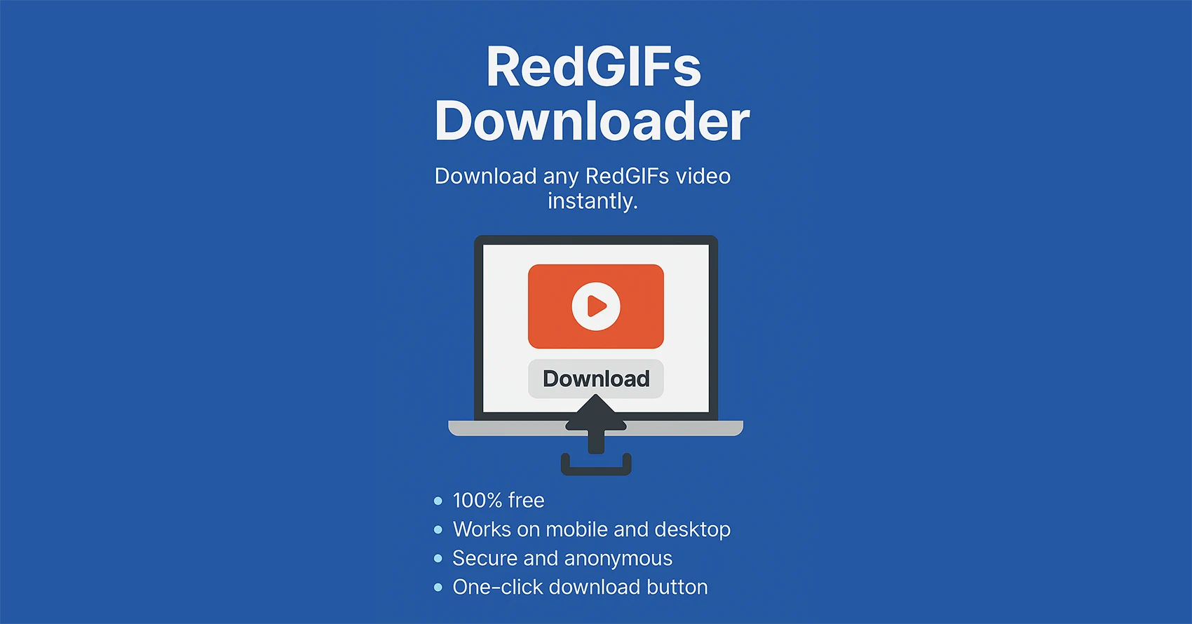 RedGifs Downloader Illustration